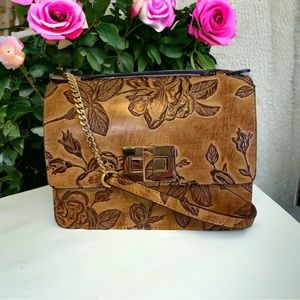 Italian Beige Leather Handbag by Cuoieria Fiorentina of Florence